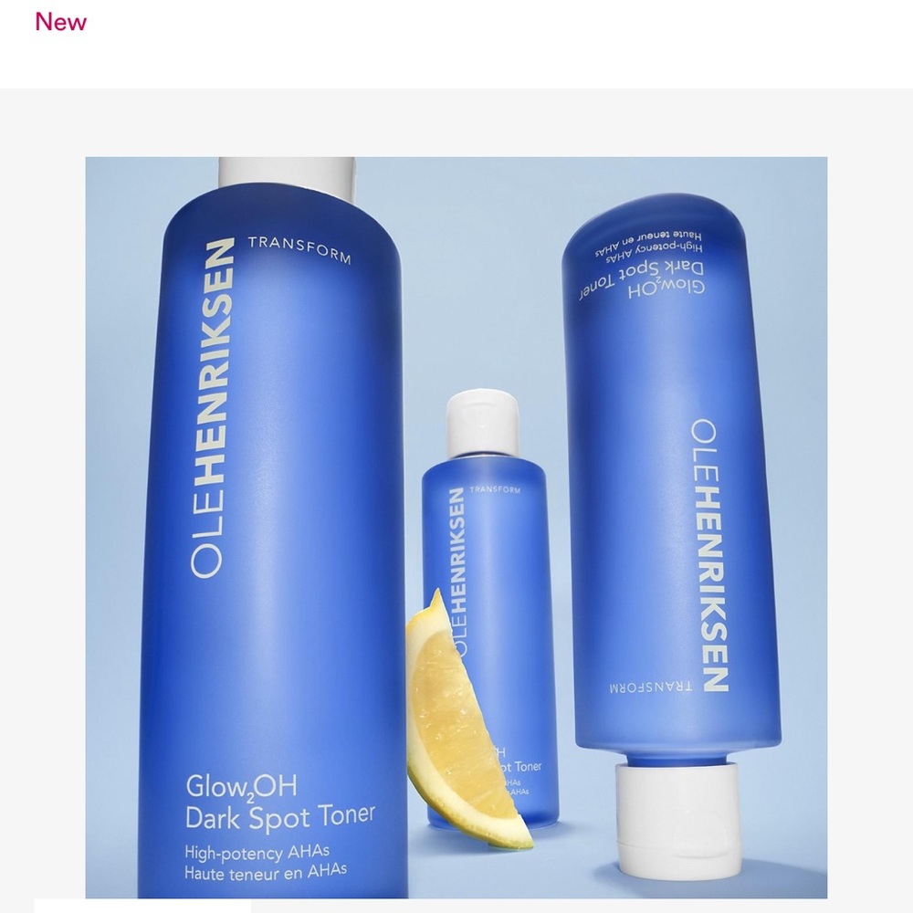 NIB OLEHENRIKSEN
Glow2OH™ Dark Spot Toner 6.5oz